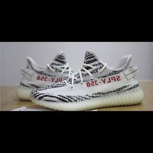 Authentic zebra yeezys